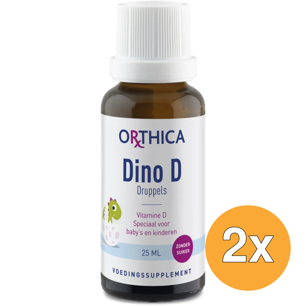 2x Orthica Dino D druppels (25 ml)