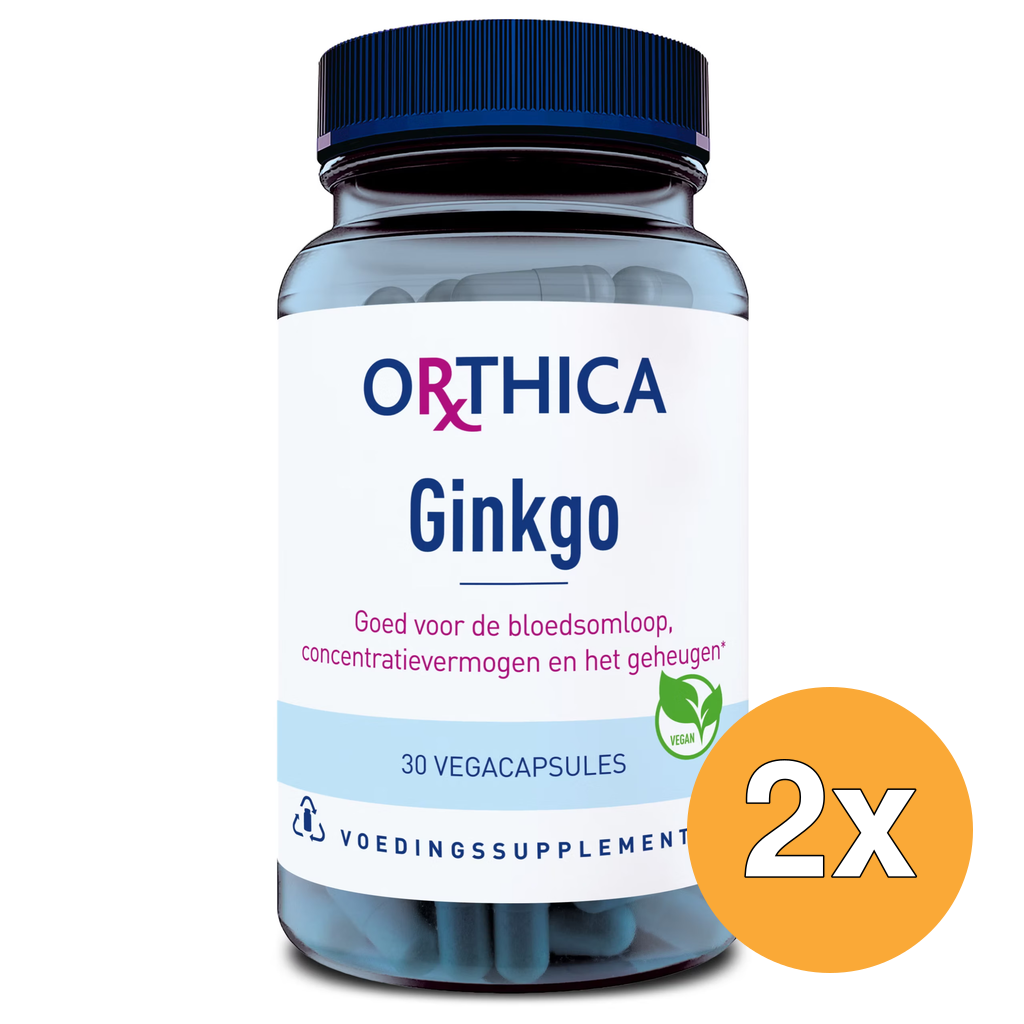 2x Orthica Ginkgo (30 vega capsules)