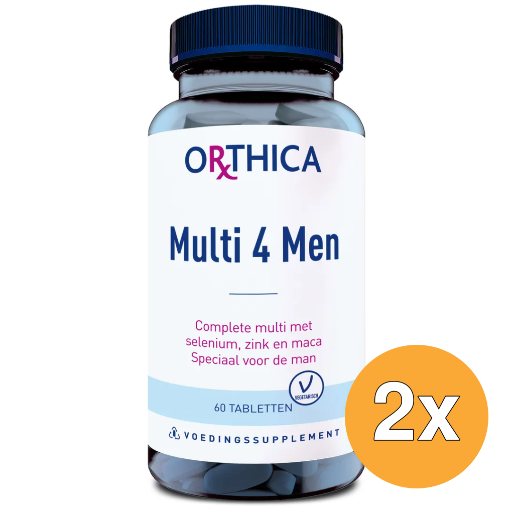 2x Orthica Multi 4 Men (60 tabletten)
