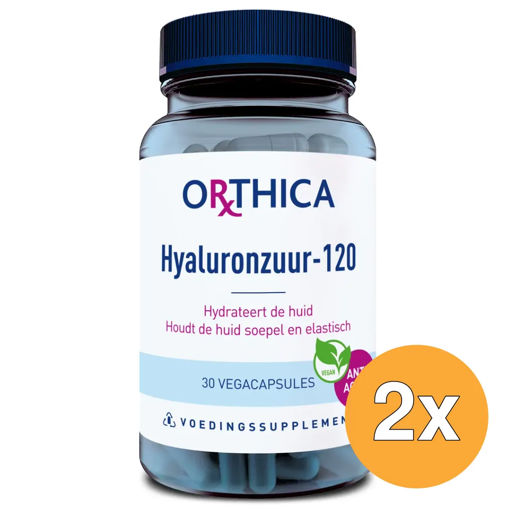 2x Orthica Hyaluronzuur 120 (30 vega capsules)