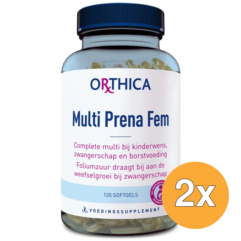 2x Orthica Multi Prena Fem (120 softgels)