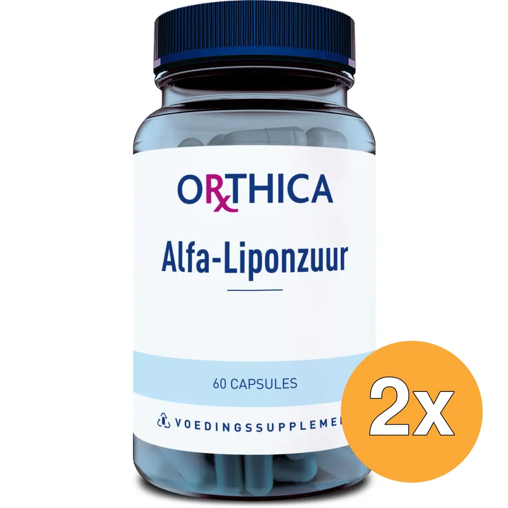 2x Orthica Alfa Liponzuur (60 capsules)