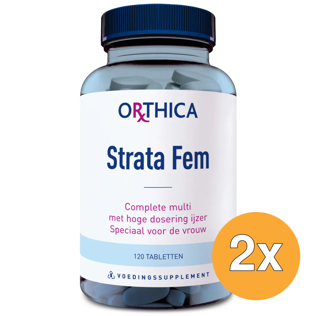 2x Orthica Strata Fem (120 tabletten)