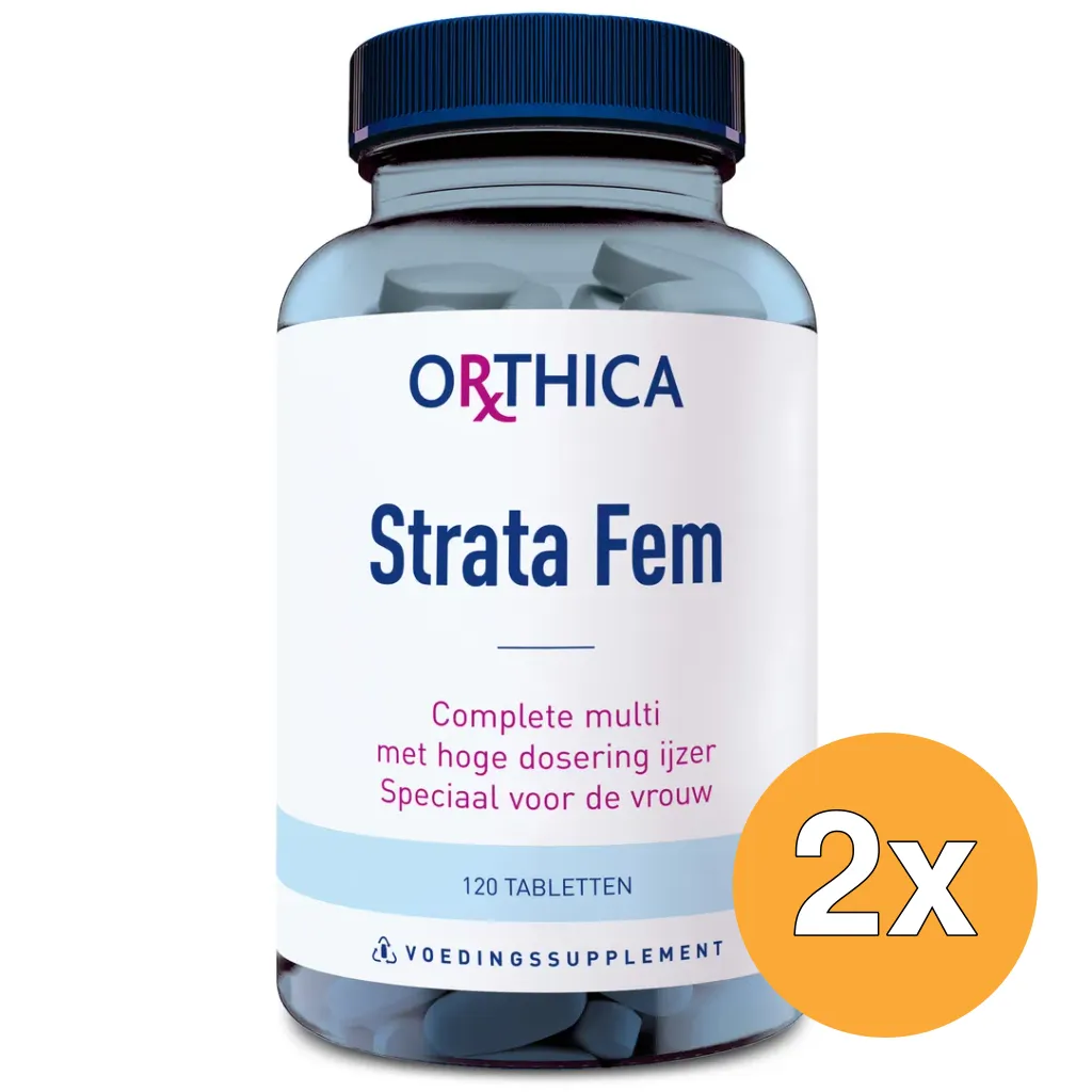 2x Orthica Strata Fem (120 tabletten)