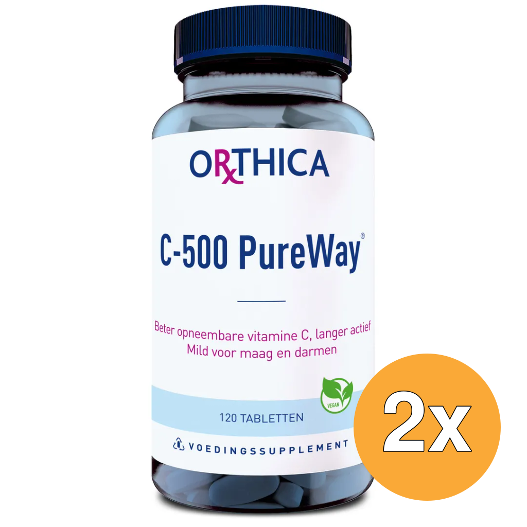 2x Orthica C-500 Pureway (60 tabletten)