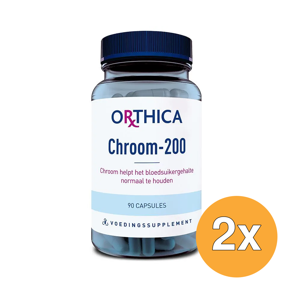 2x Orthica Chroom 200 (90 capsules)