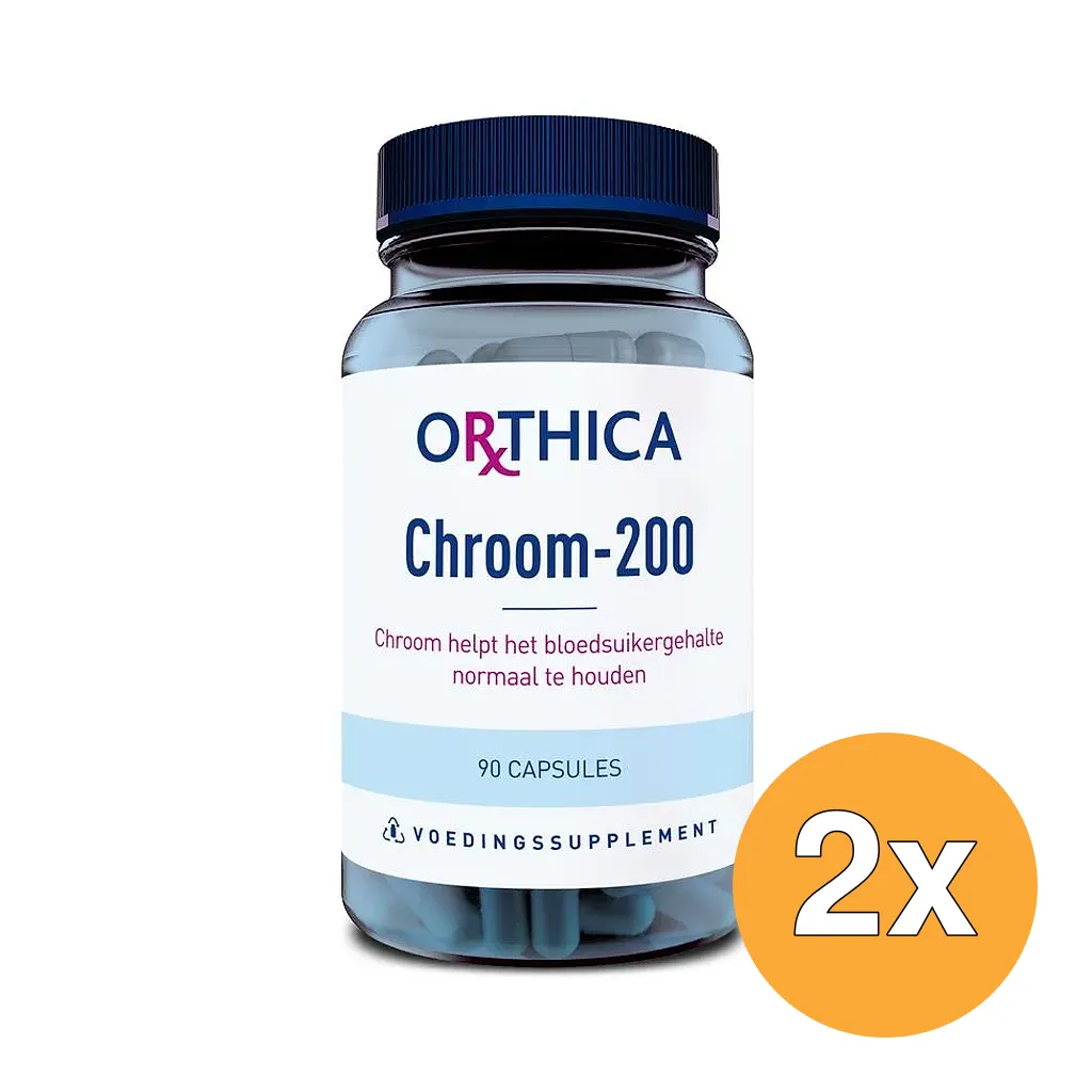 2x Orthica Chroom 200 (90 capsules)