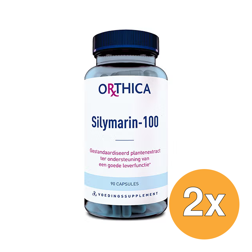 2x Orthica Silymarin-100 (90 vega capsules)
