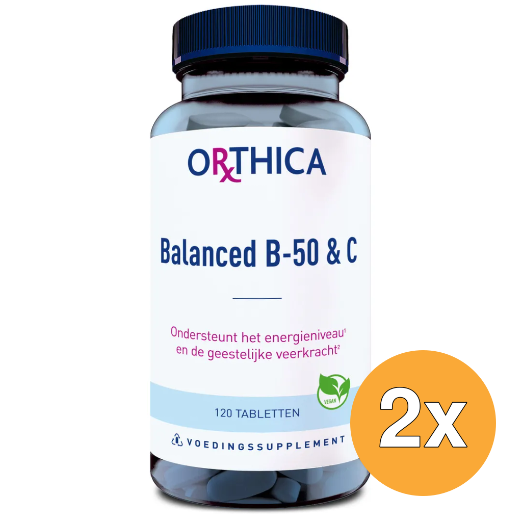 2x Orthica Balanced B50 & C (120 tabletten)