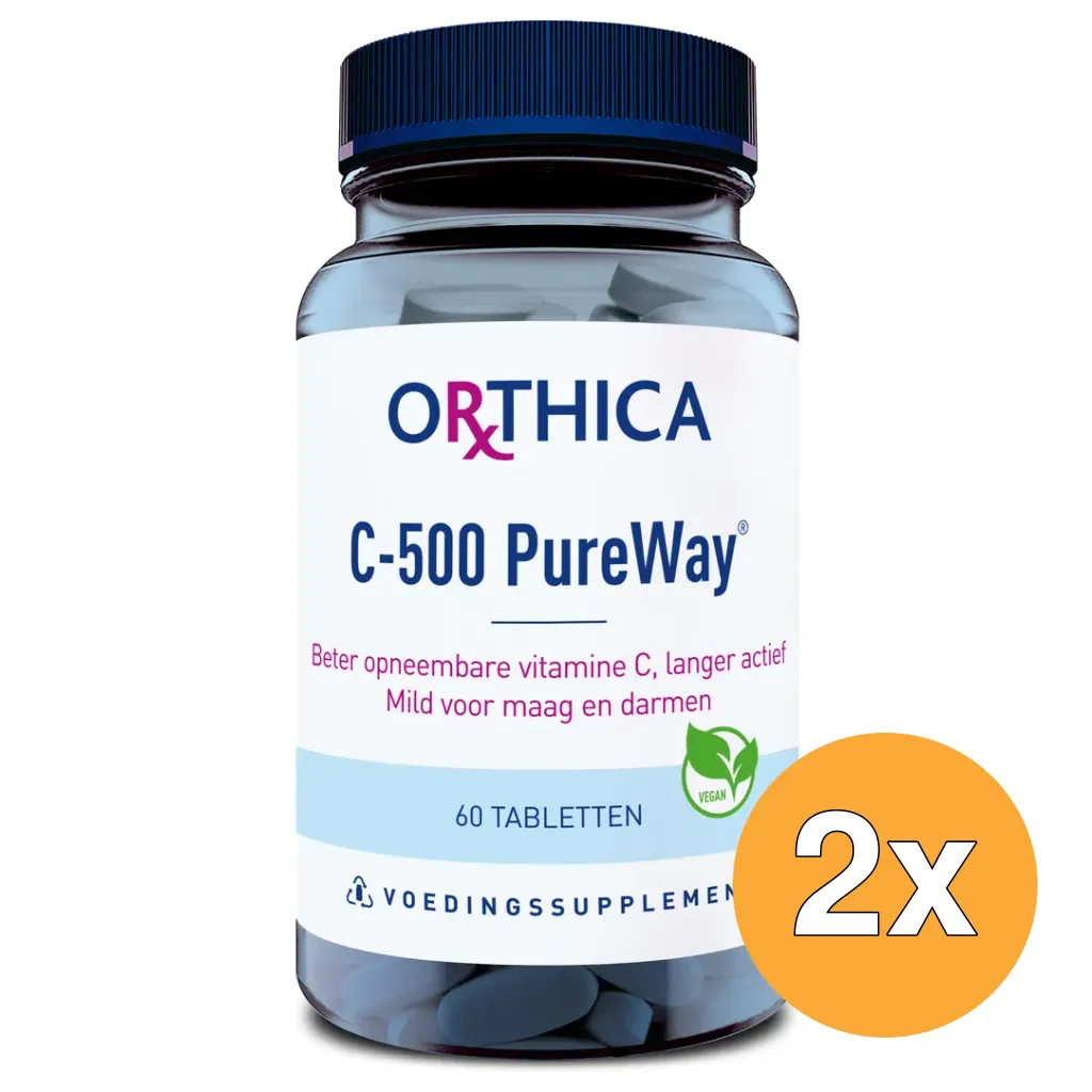 2x Orthica C-500 Pureway (120 tabletten)