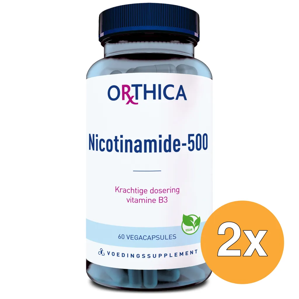 2x Orthica Nicotinamide 500 (60 vega capsules)