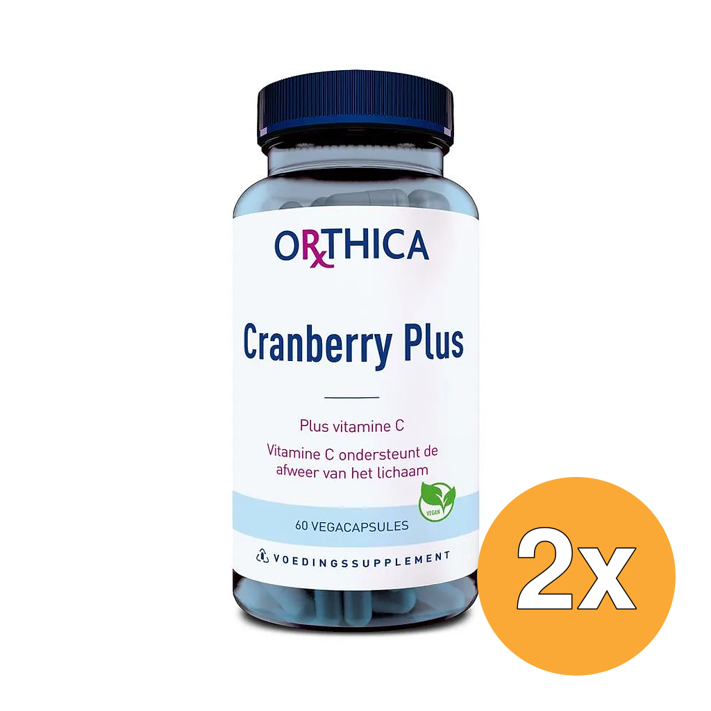 2x Orthica Cranberry plus (60 capsules)