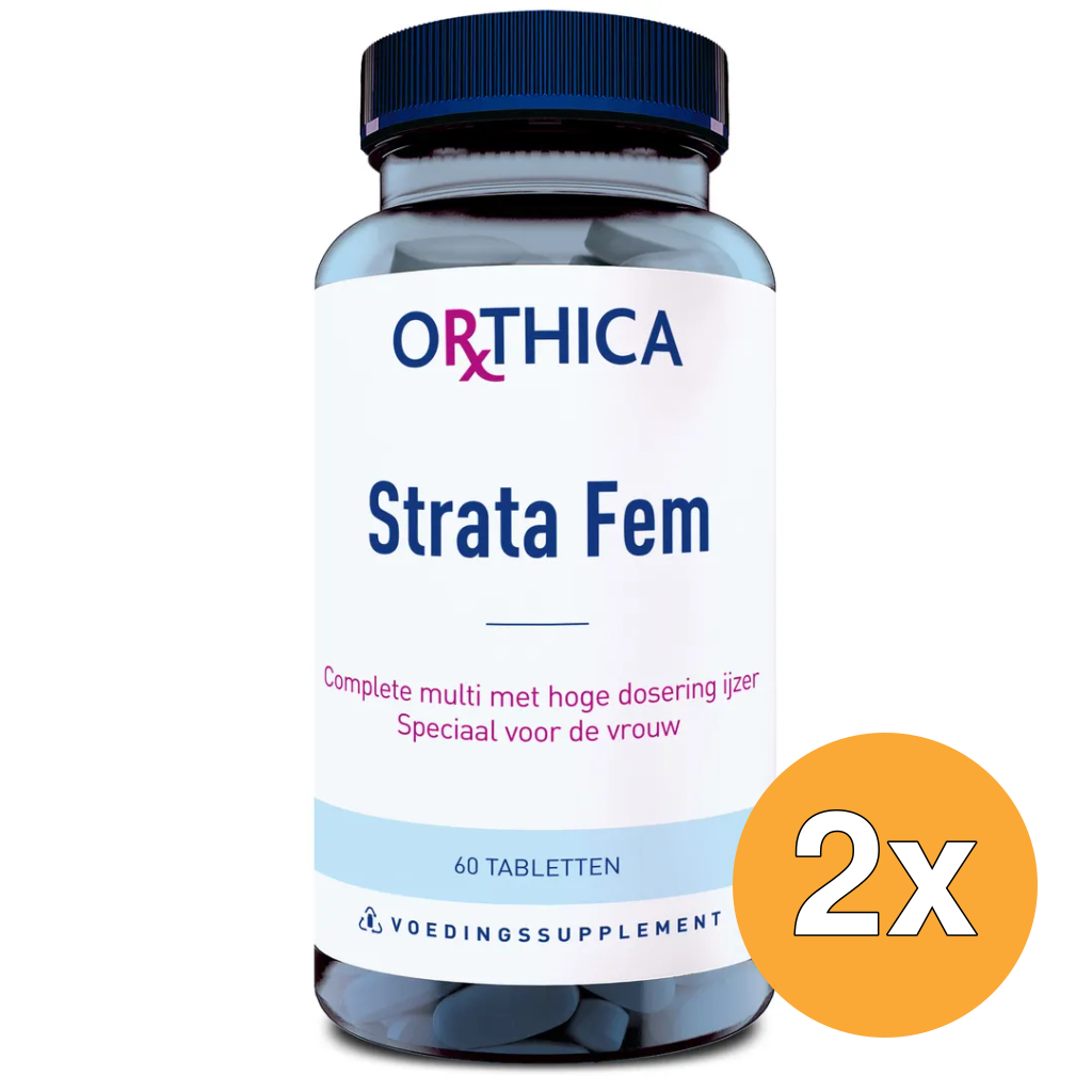 2x Orthica Strata fem (60 tabletten)