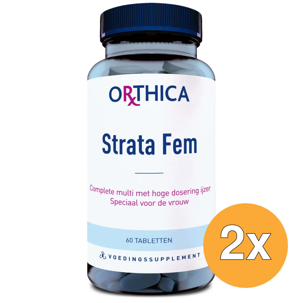 2x Orthica Strata fem (60 tabletten)