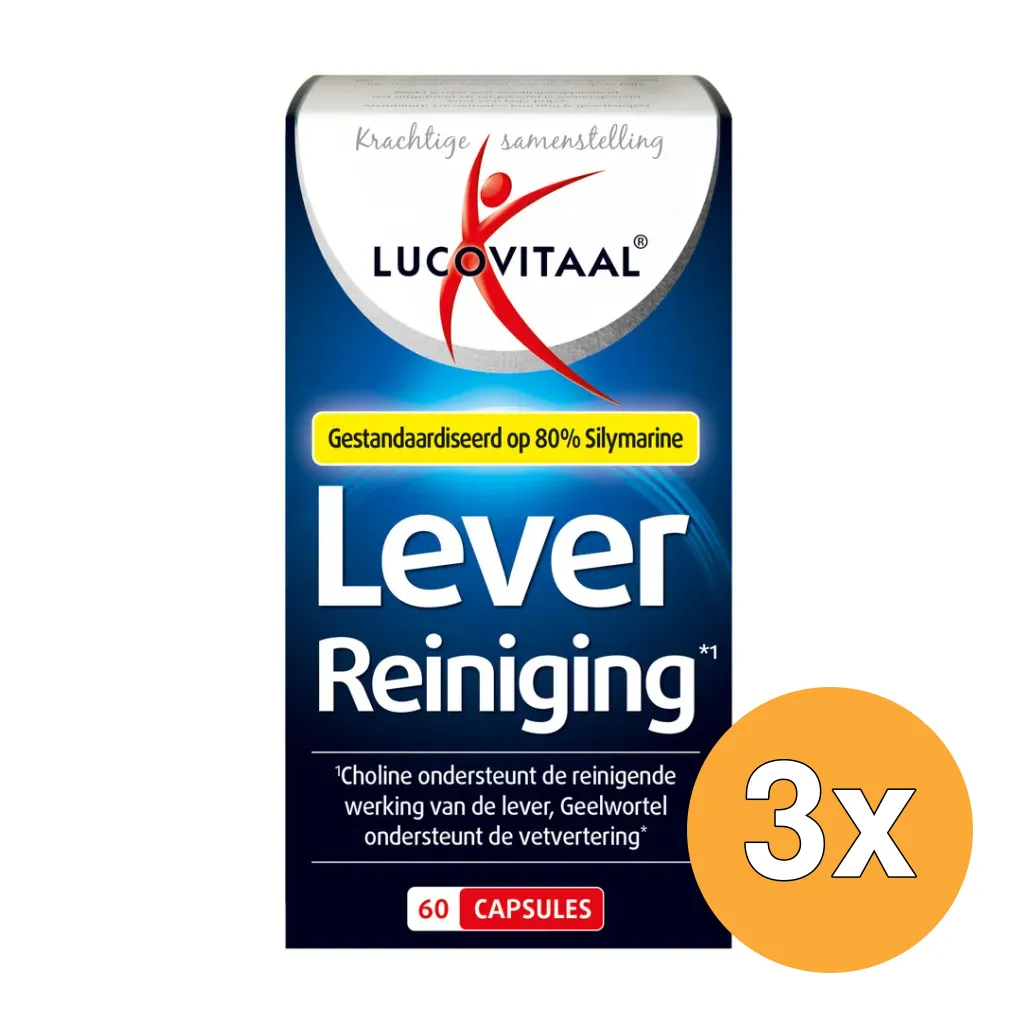 3x Lucovitaal Leverreiniging (60 capsules)