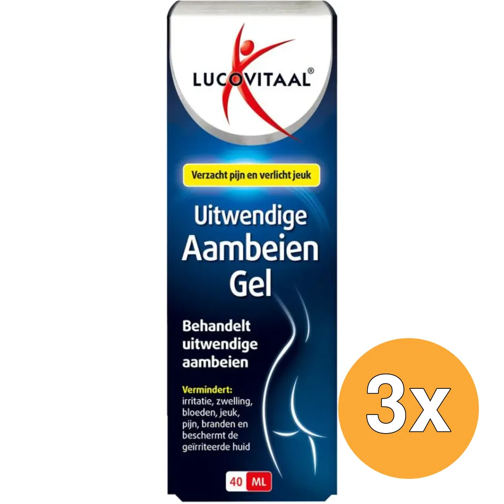 3x Lucovitaal Aambeien gel (40 ml)