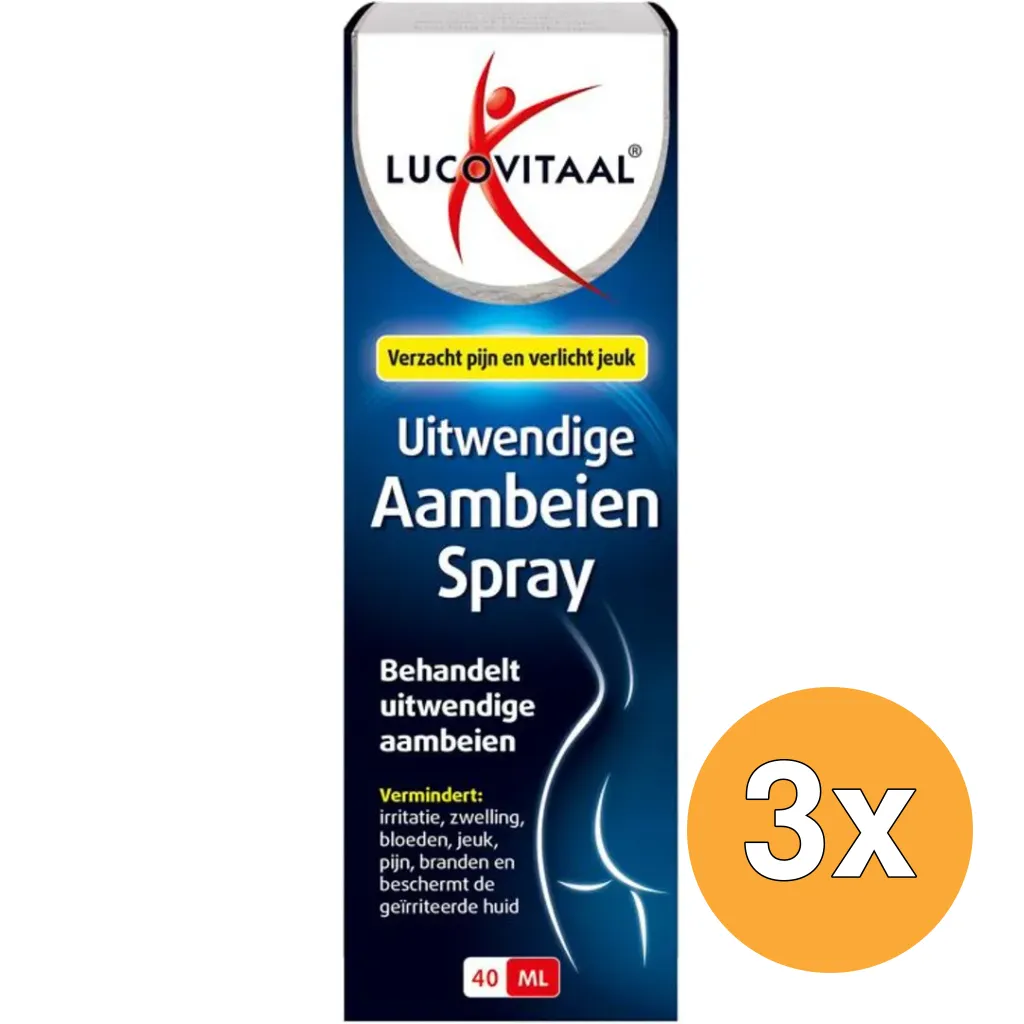 3x Lucovitaal Aambeien Spray (40 ml)