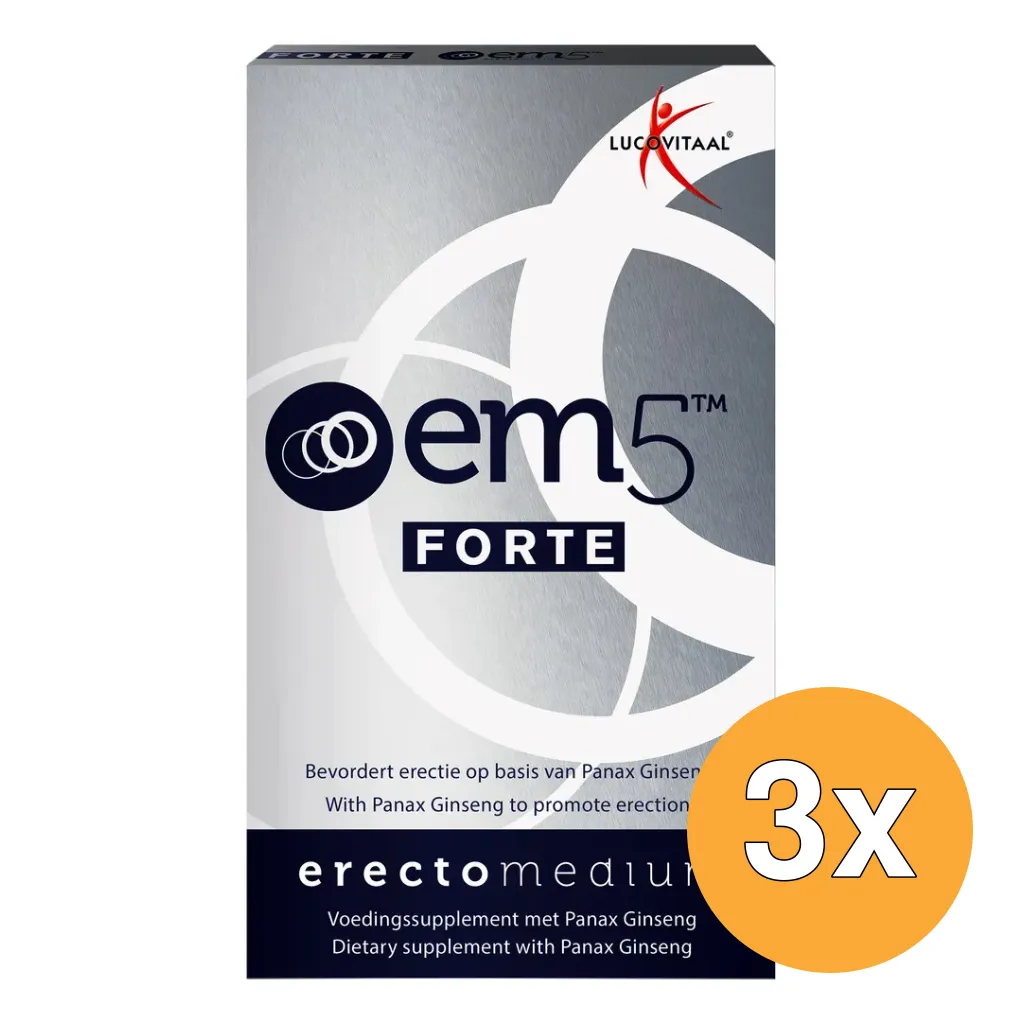 3x Lucovitaal Em5 Erectomedium Forte (6 capsules)