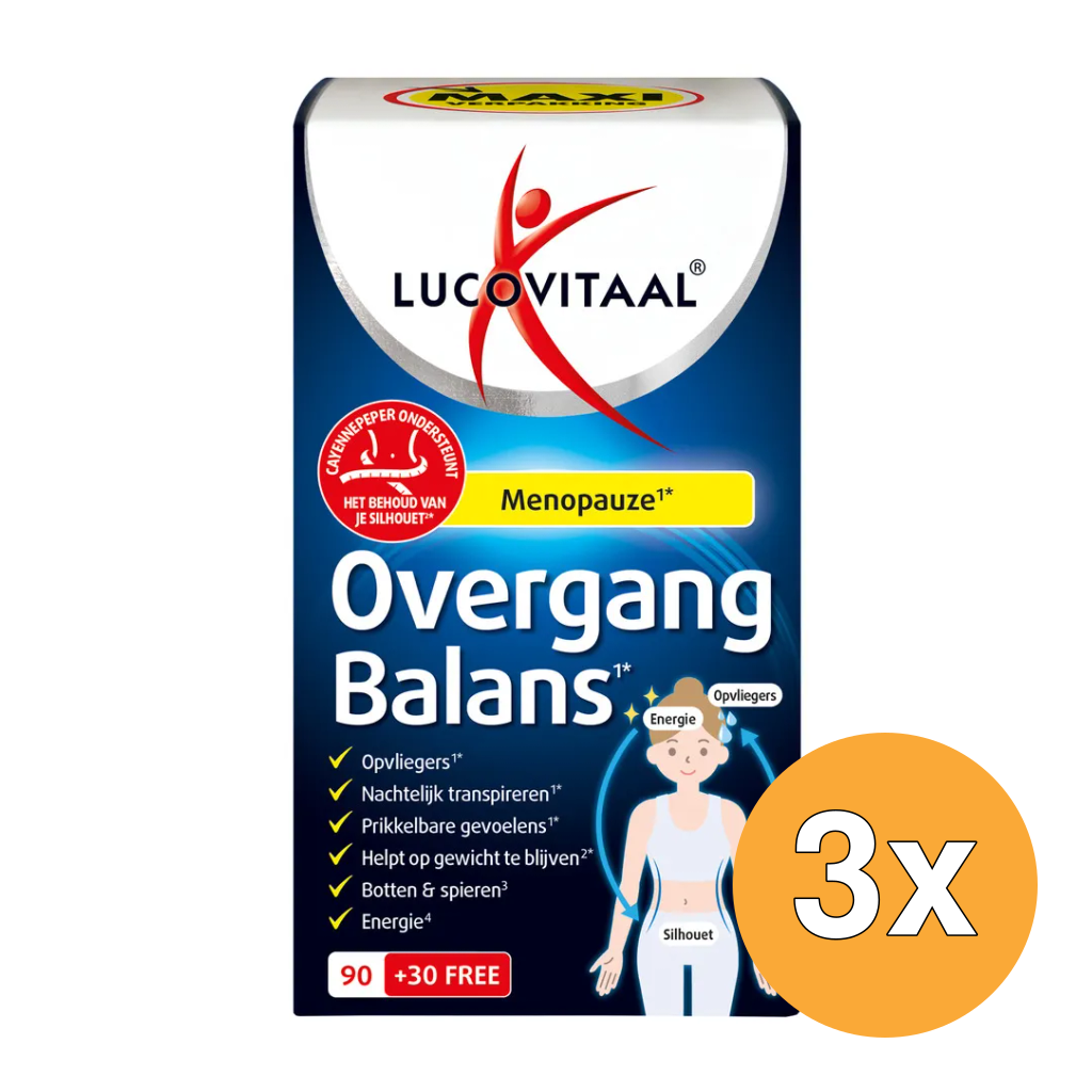 3x Lucovitaal Overgang Balans (120 tabletten)
