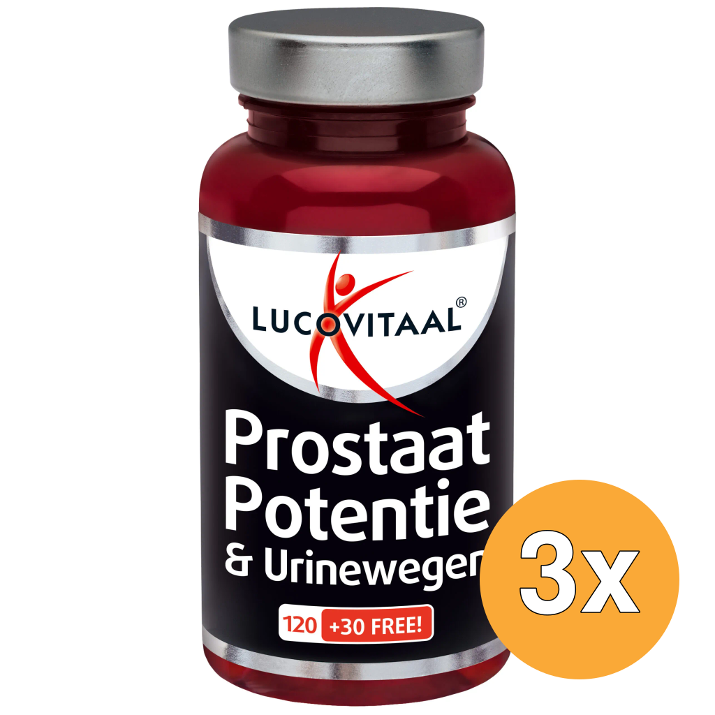 3x Lucovitaal Prostaat, Potentie en Urinewegen (150 capsules)