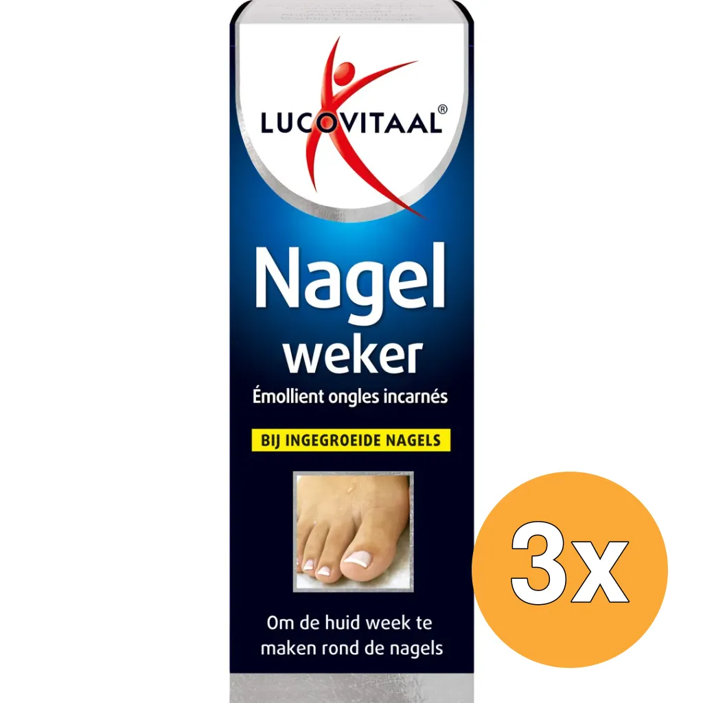 3x Lucovitaal Nagel Weker (30 ml)