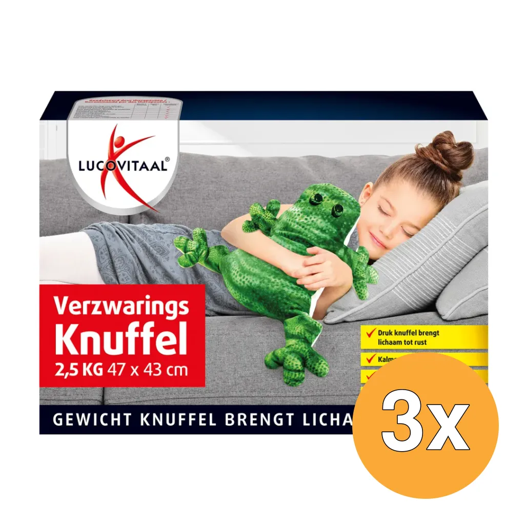 3x Lucovitaal Verzwaringsknuffel (1 stuk)