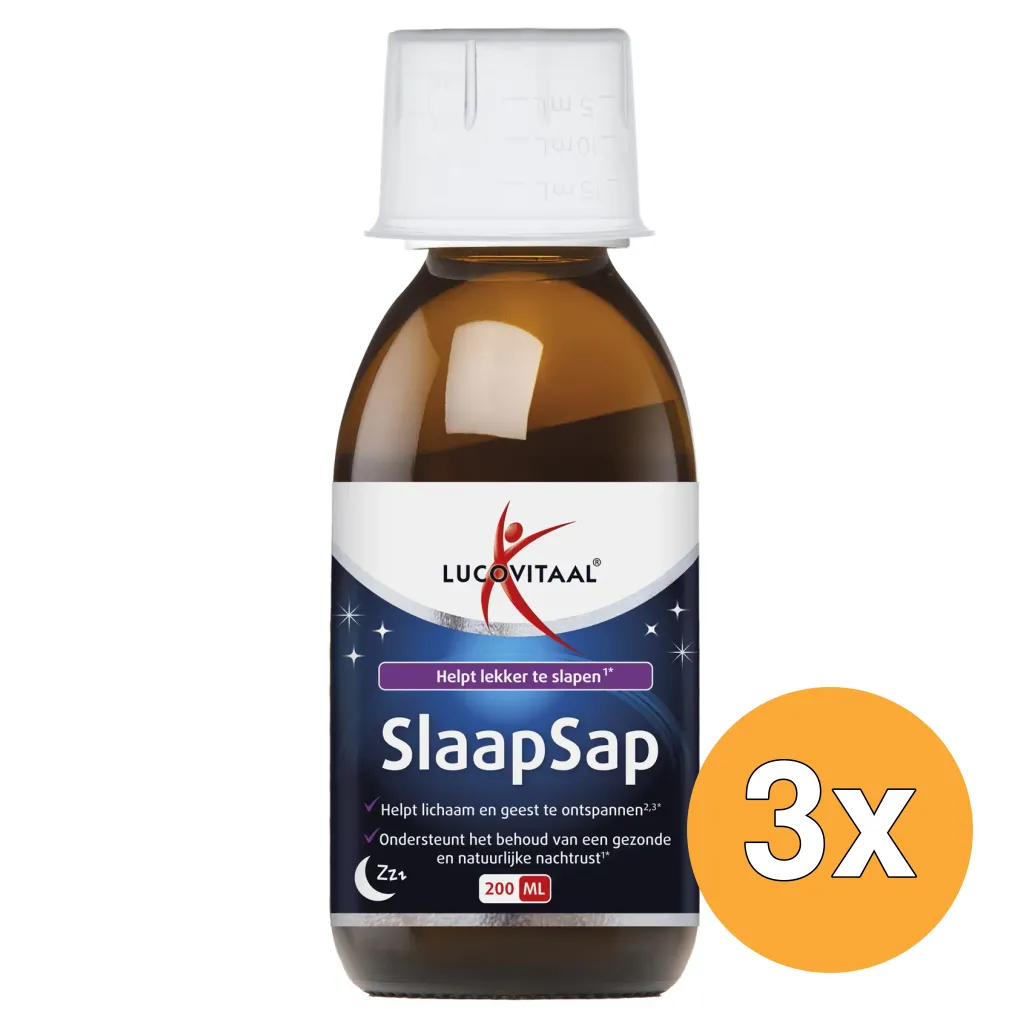 3x Lucovitaal Slaapsap (200 ml)