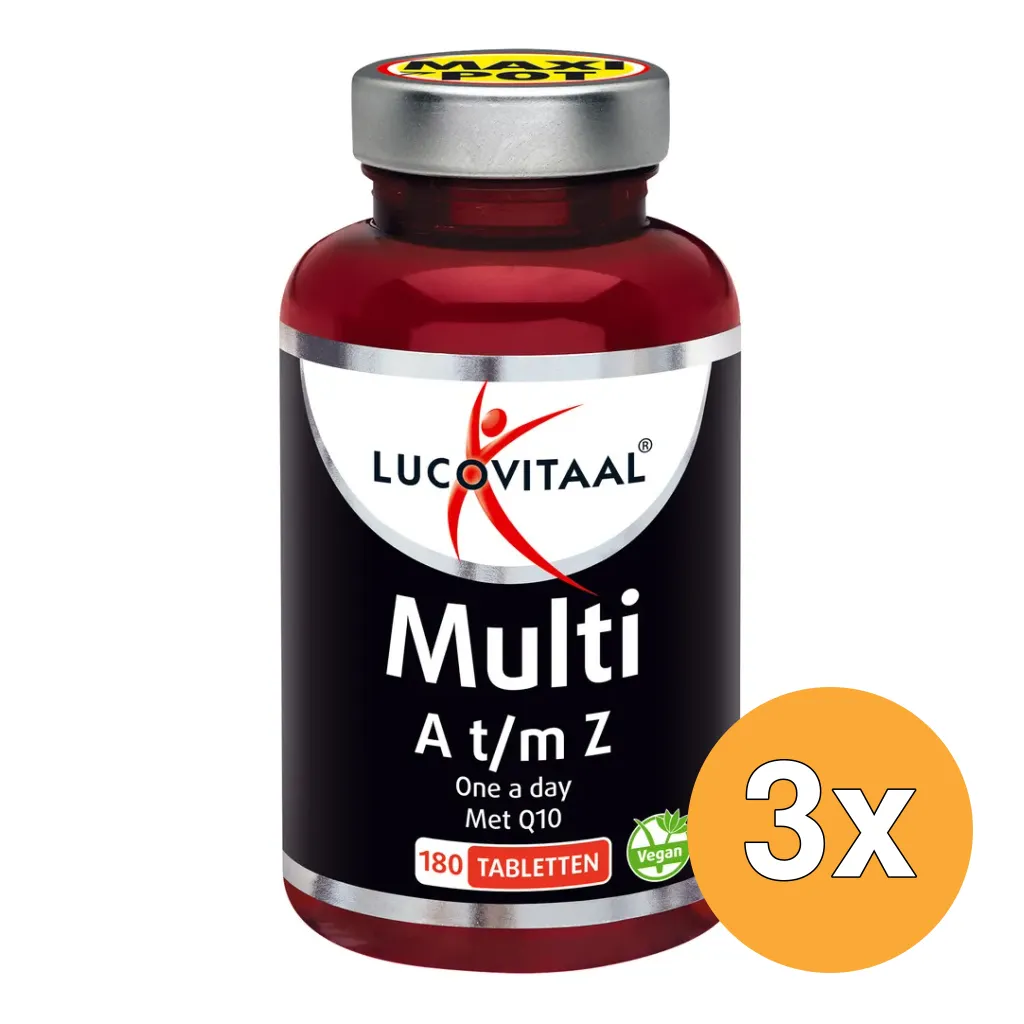 3x Lucovitaal Multi A-Z (180 tabletten)