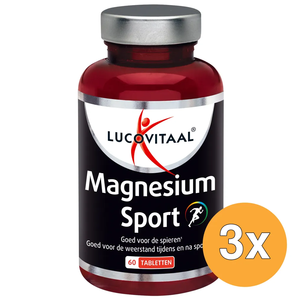 3x Lucovitaal Magnesium Sport (60 tabletten)