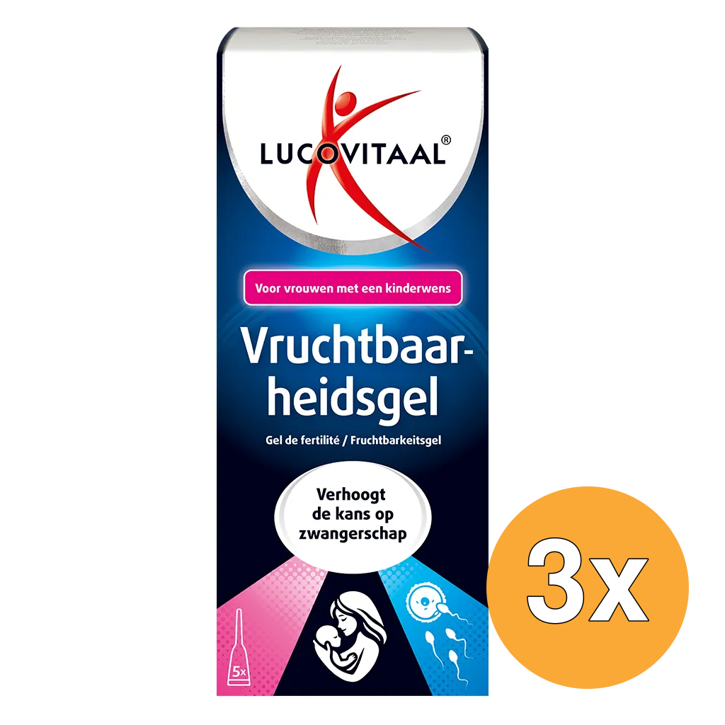3x Lucovitaal Vruchtbaarheidsgel (5 X 5 ml)