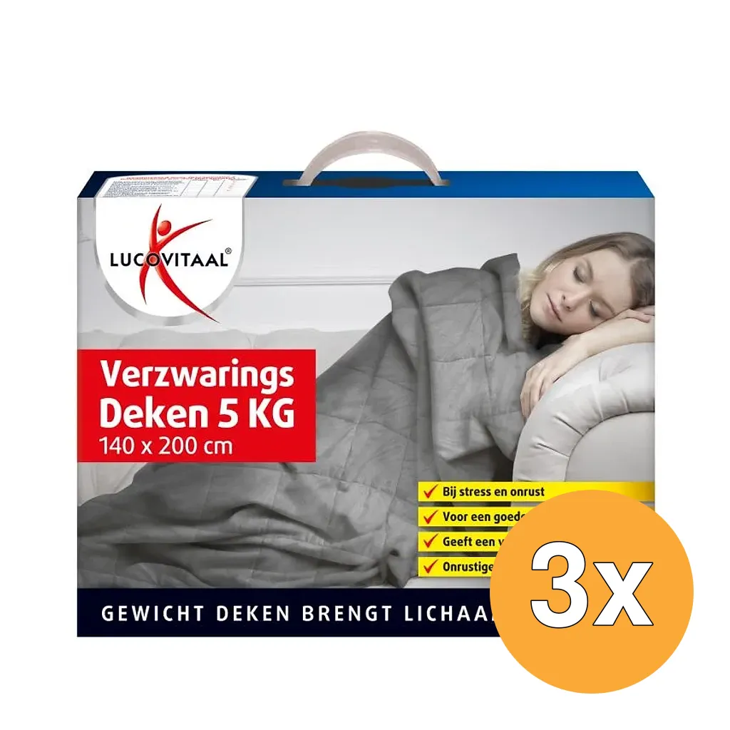3x Lucovitaal Verzwaringsdeken (1 stuk)