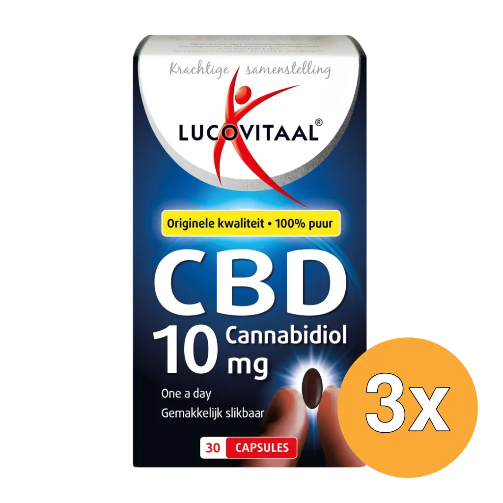 3x Lucovitaal CBD 10mg (30 capsules)