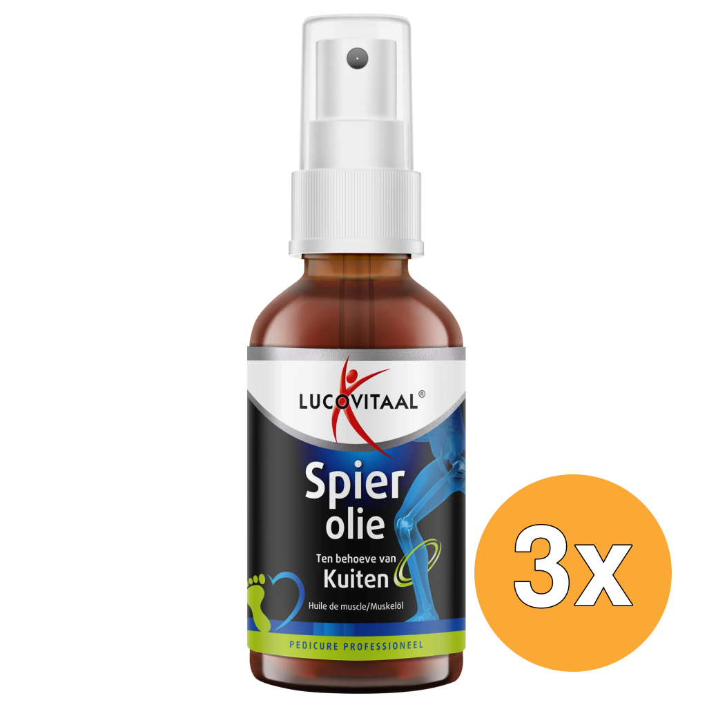 3x Lucovitaal Spierolie Kuiten (50 ml)