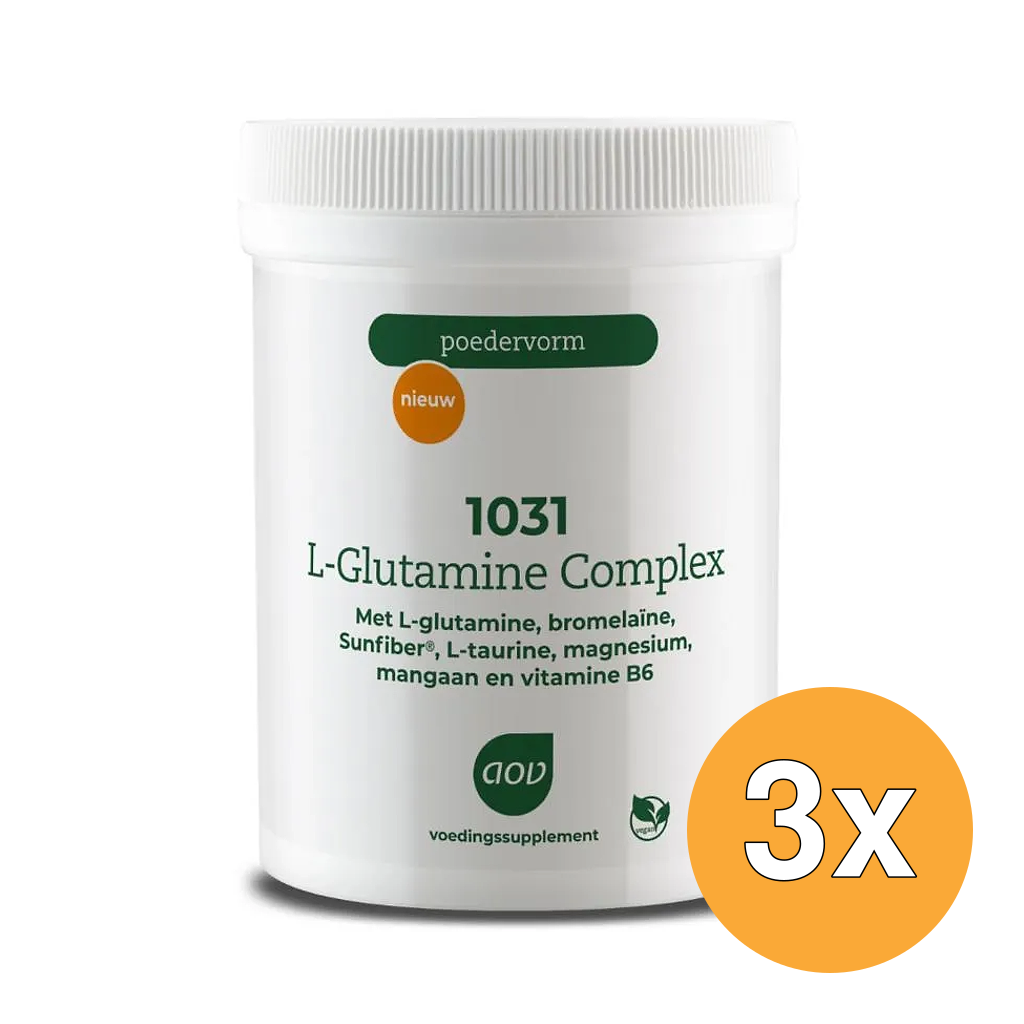 3x AOV 1031000ml-Glutamine Complex (128 gr)