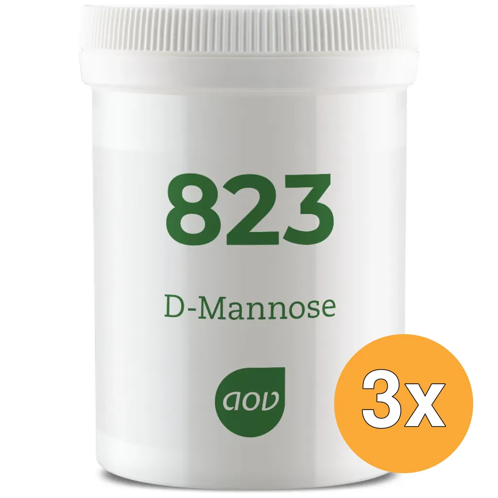 3x AOV 823 D Mannose poeder (50 gr)