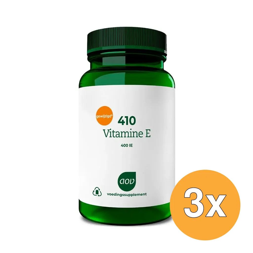 3x AOV 410 Vitamine E 400 IE (60 capsules)