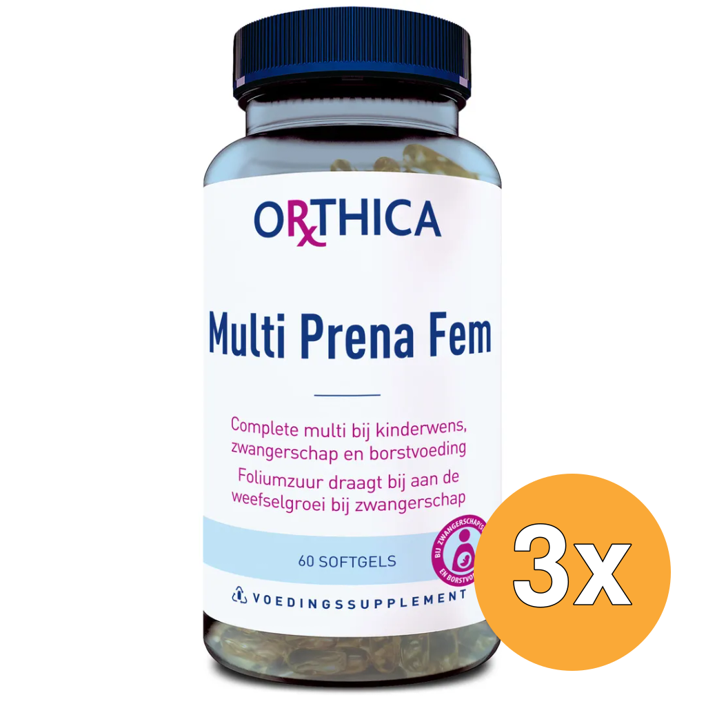 3x Orthica Multi Prena Fem (60 softgels)