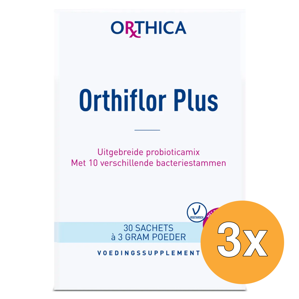 3x Orthica Orthiflor Plus (30 Zakjes)
