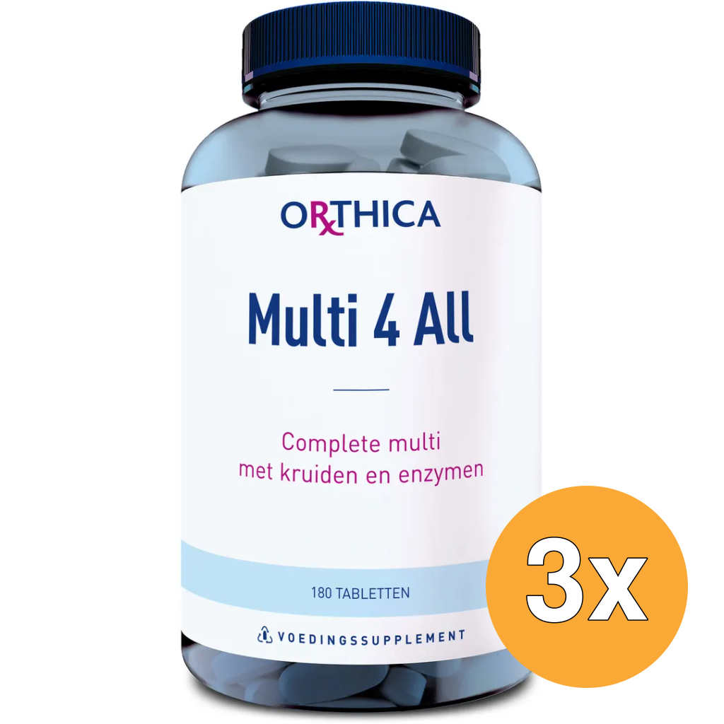 3x Orthica Multi 4 All (180 tabletten)