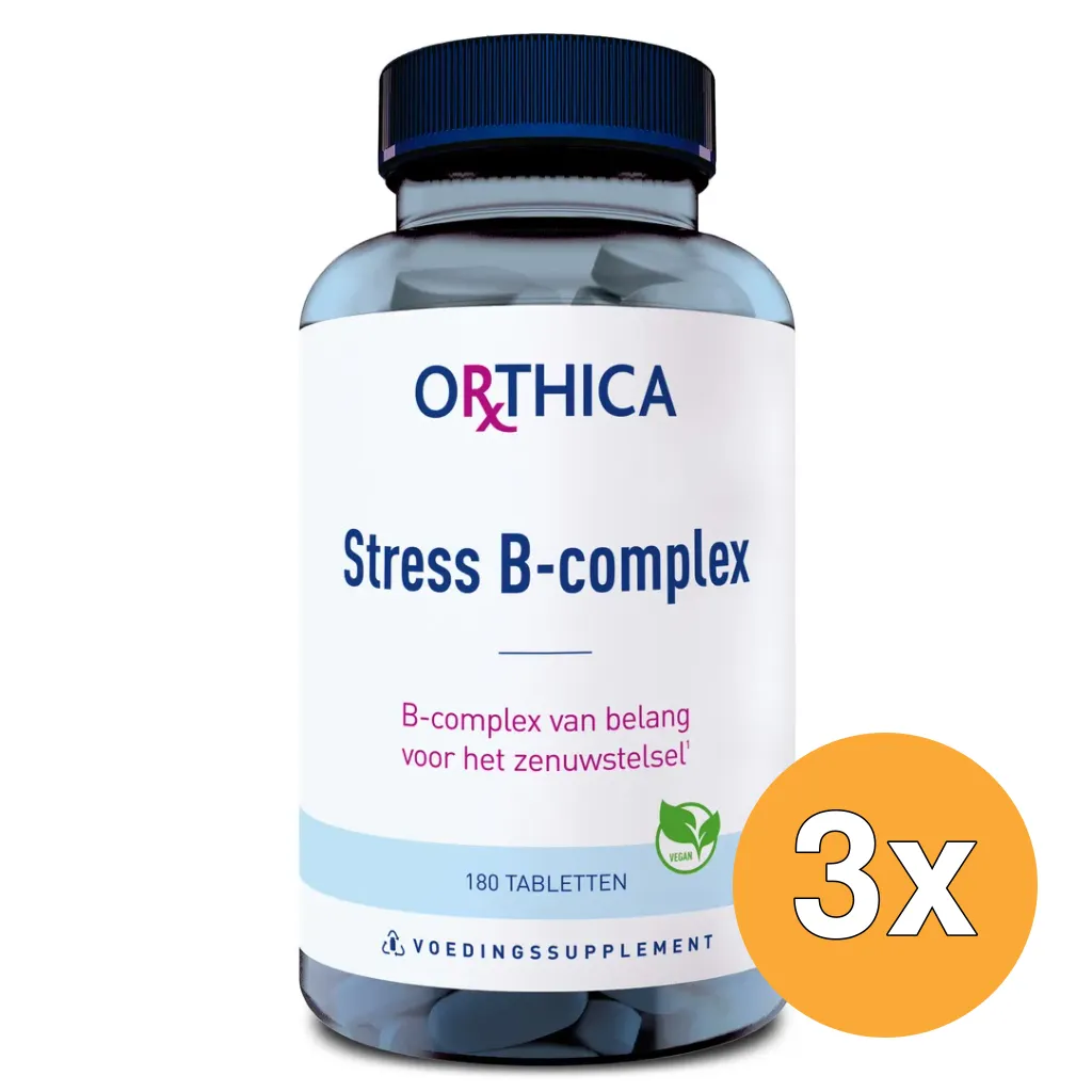 3x Orthica Stress B Complex (180 tabletten)