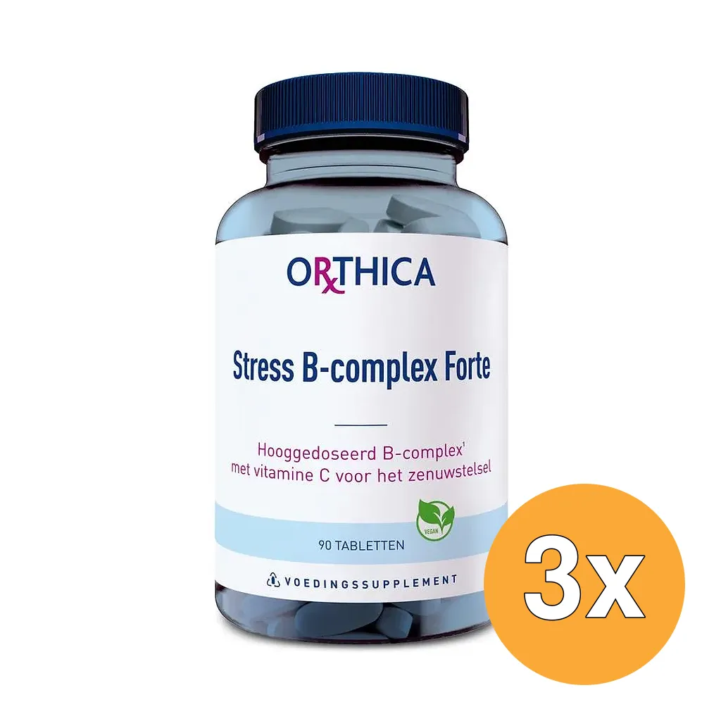 3x Orthica Stress B Complex Forte (90 tabletten)