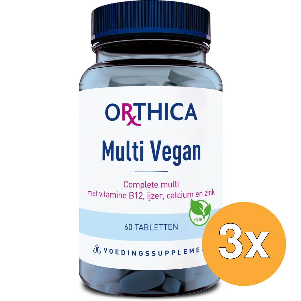 3x Orthica Multi Vegan (60 tabletten)
