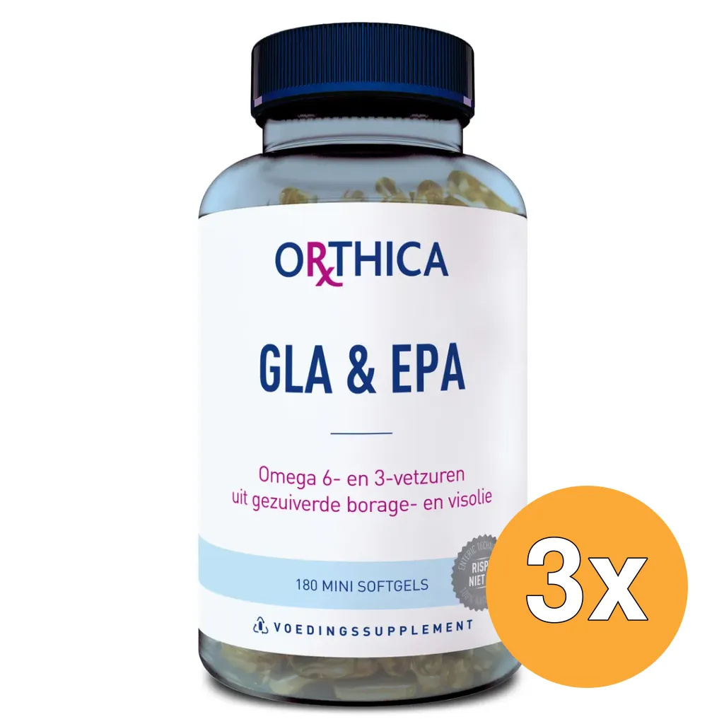 3x Orthica GLA & EPA (180 softgels)