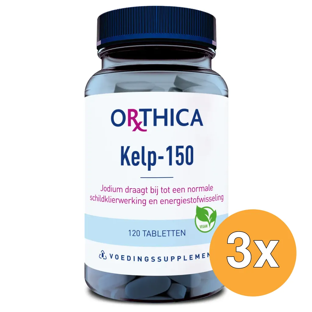 3x Orthica Kelp 150 (120 tabletten)