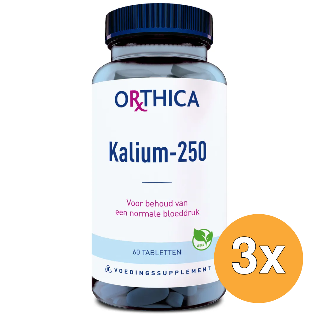 3x Orthica Kalium 250 (60 tabletten)
