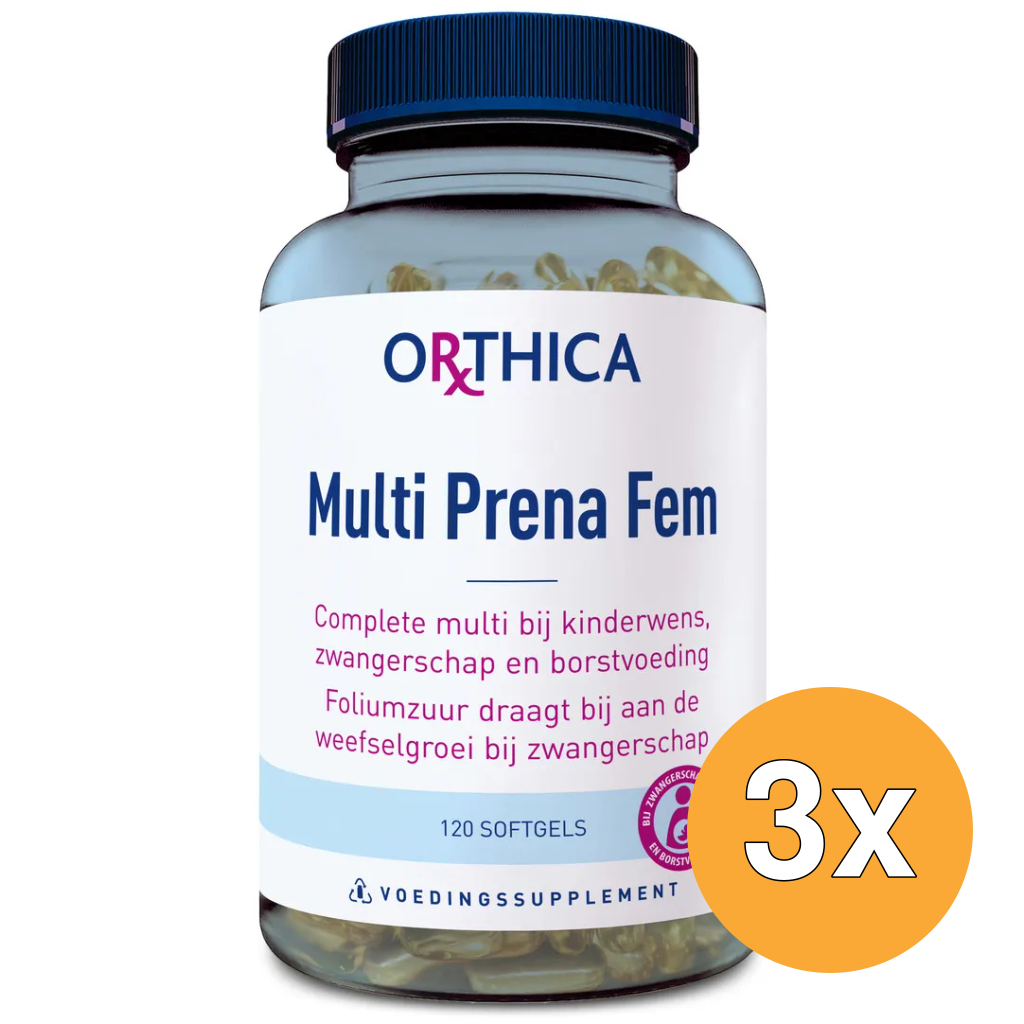 3x Orthica Multi Prena Fem (120 softgels)