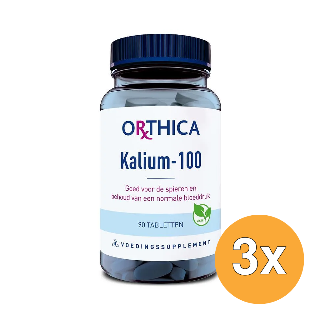 3x Orthica Kalium 100 (90 tabletten)