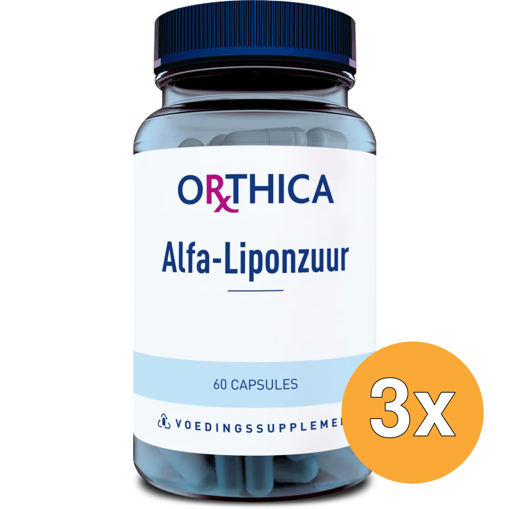 3x Orthica Alfa Liponzuur (60 capsules)