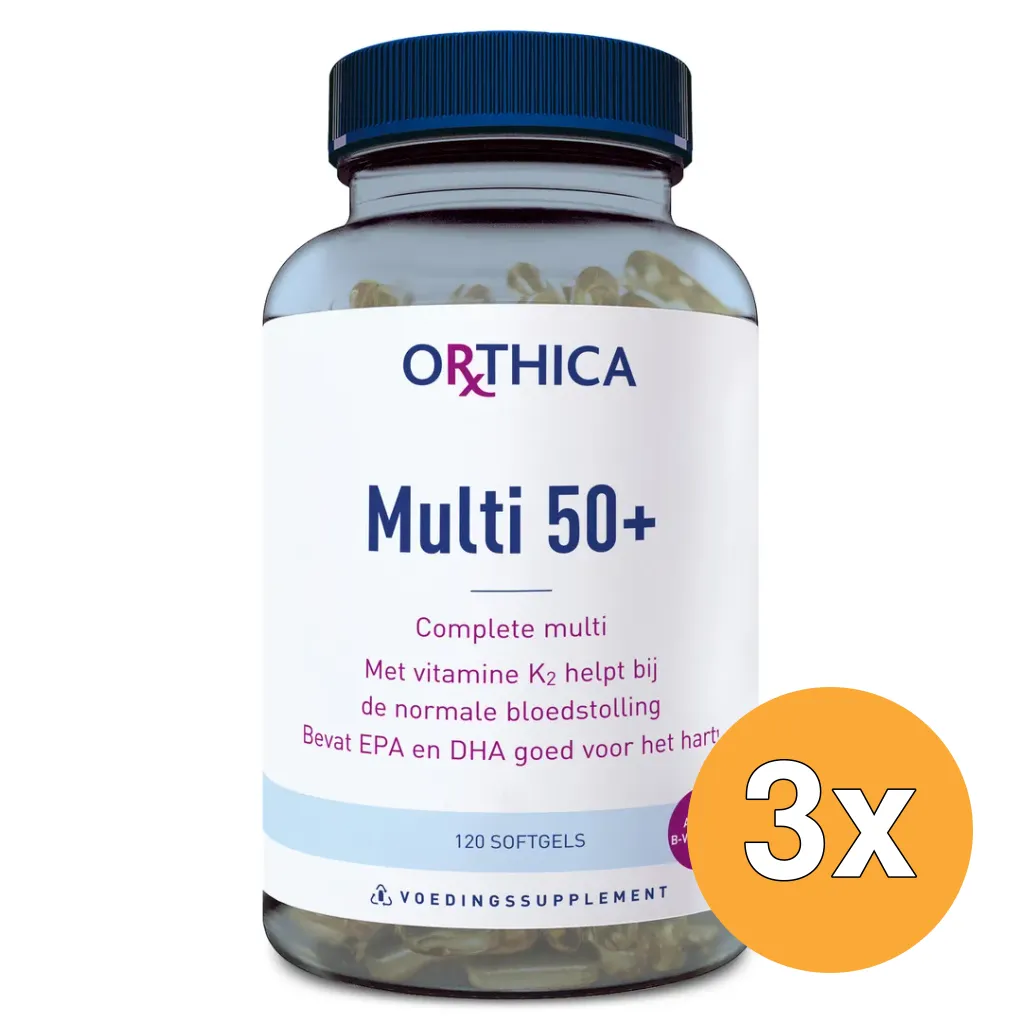 3x Orthica Multi 50+ (120 Softgels)
