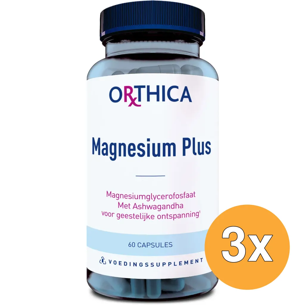 3x Orthica Magnesium plus (60 capsules)